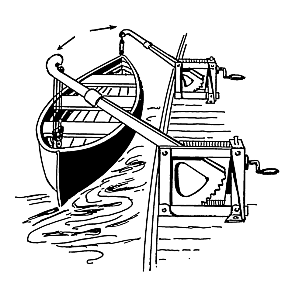 Boat Davit Crane