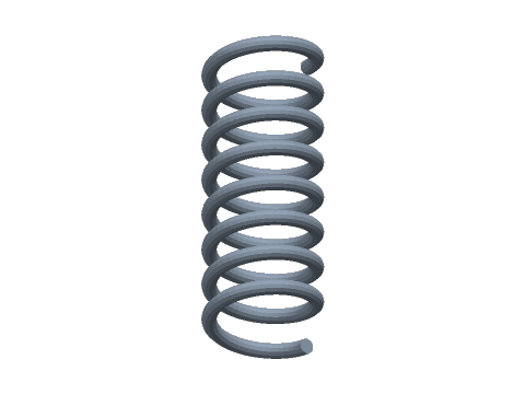3D model of Coil Spring