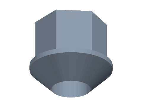3D model of Lug Nut