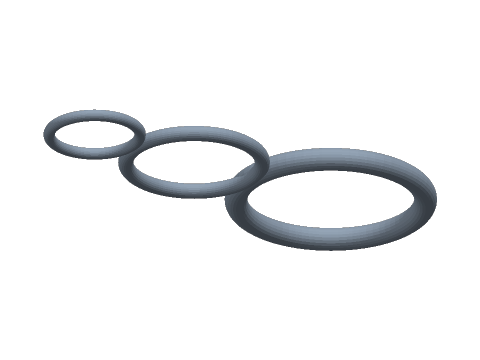 3D model of O-Ring Set