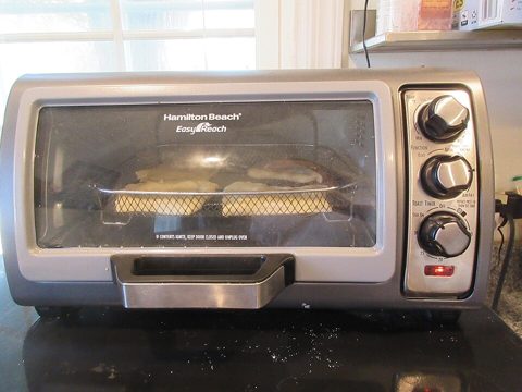 Untraditional air fryer beignets in toaster oven.jpg