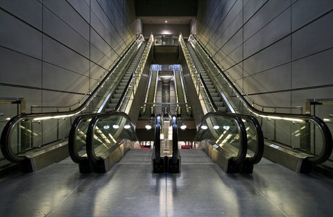 Copenhagen Metro escalators.jpg