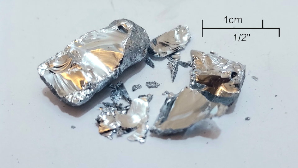 Refined Indium (1 kg ingot)