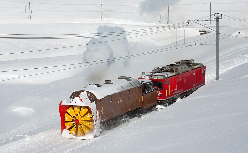 Snow Clearing Train (Rotary Plow)