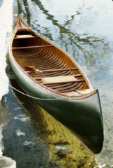 Canoe: Open paddle craft pointed at both ends for lakes and rivers