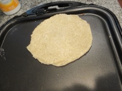 Electric Griddle: A flat open cooking surface: a cast aluminum plate with a tubular element underneath