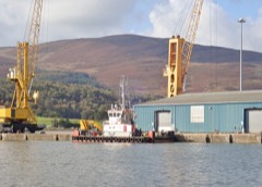 Floating Crane Barge
