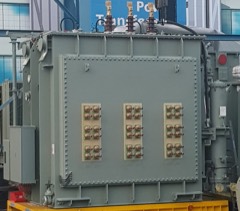 Electric Arc Furnace Transformer: High-current low-voltage transformer feeding an electric arc furnace