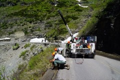 Guardrail Installation Rig