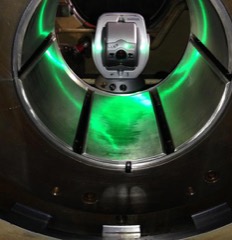 Laser Tracker: Instrument that measures large assemblies by tracking a target with a laser