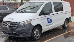 Mail Truck: Right-hand-drive postal vehicle for door-to-door letter delivery