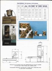 Sachet Packaging Machine: Machine that forms, fills and seals small flat sachets of product