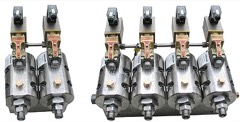 Solenoid Valve: Electromagnetically controlled pneumatic or hydraulic valve for triggering theatrical effects (doors