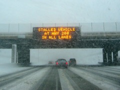 Highway Variable Message Sign