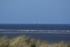Wind Farm Service Boat: Fast workboat that delivers technicians to offshore wind turbines