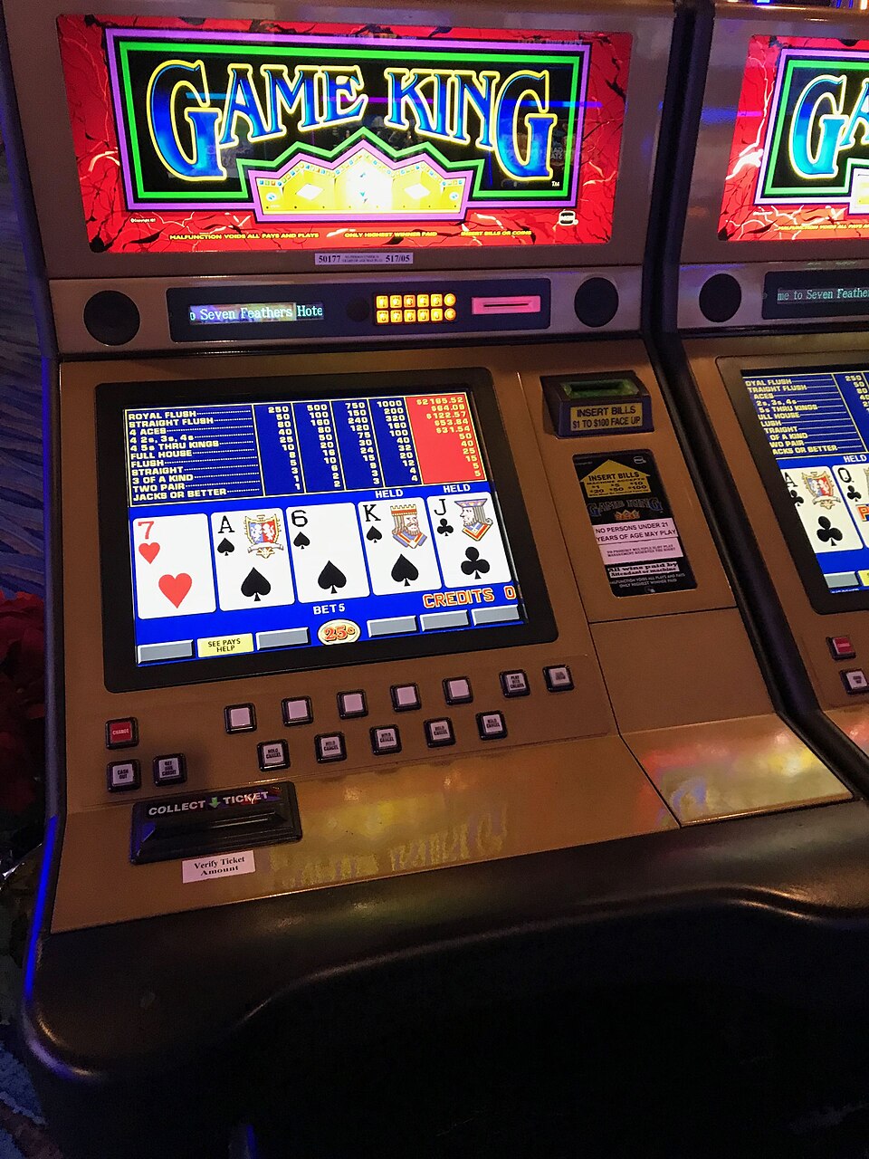 Video Poker Machine